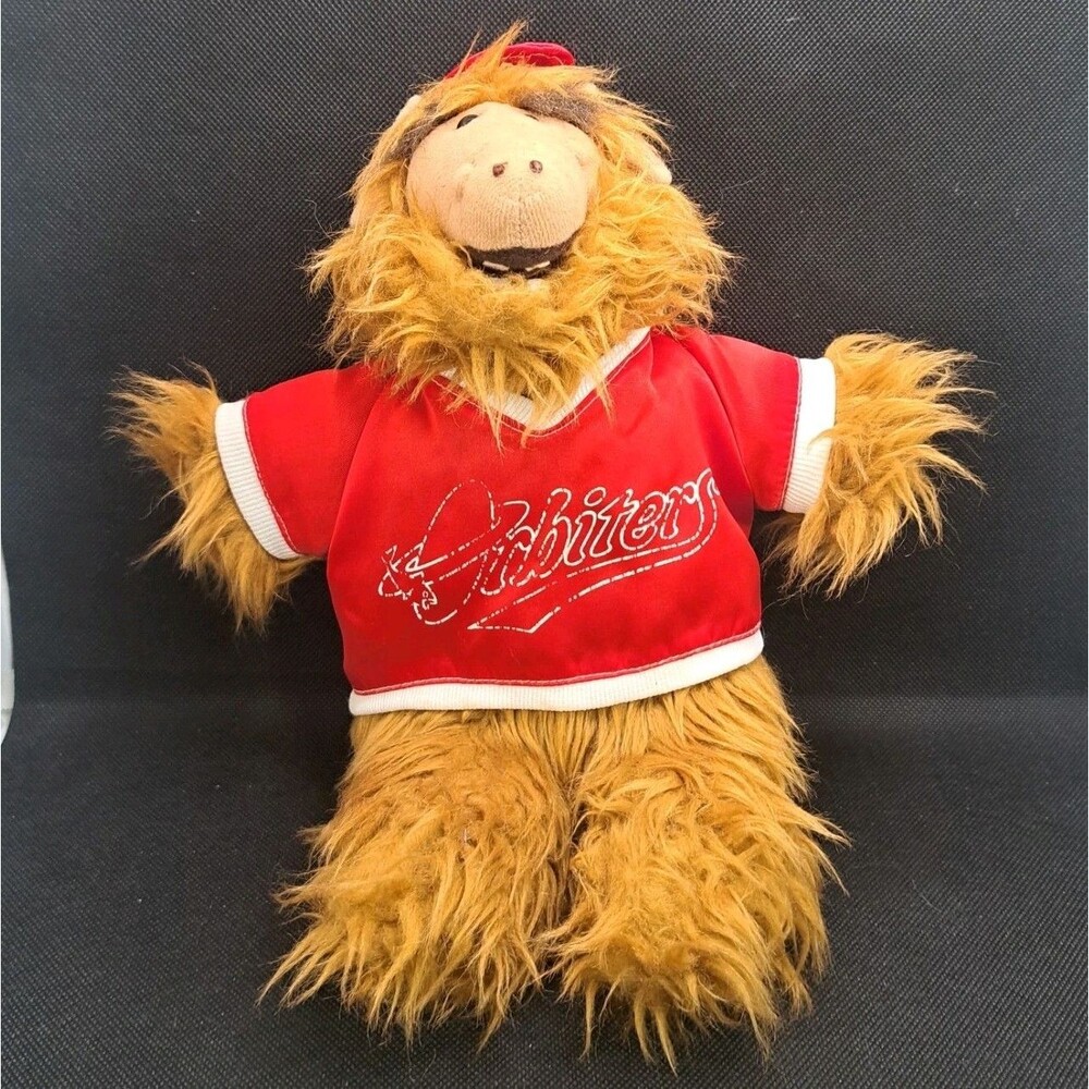 ALF Alien Plush Hand Puppet Doll Burger King Orbiters Baseball 12" Vintage 1988